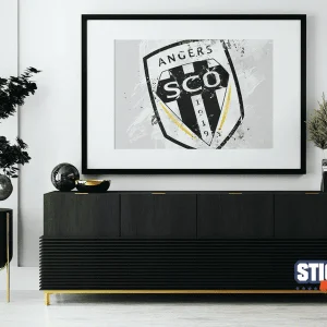 Decoración de fútbol del logo de Angers SCO