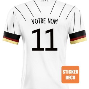 Decoración de pegatinas de fútbol - camiseta de fútbol de Alemania
