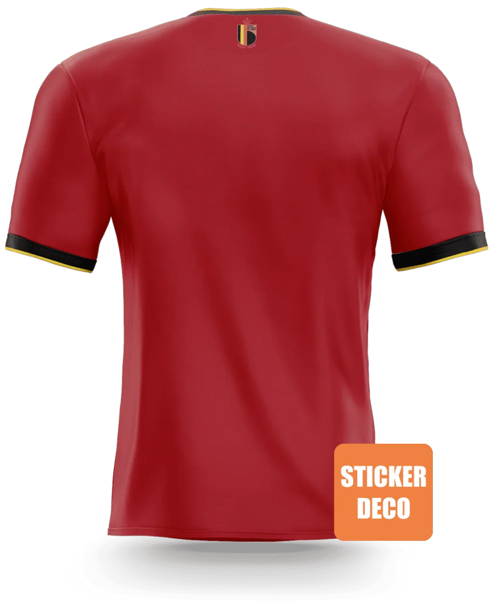 Calcomanía personalizada de camiseta de fútbol de Bélgica - Imagen 4