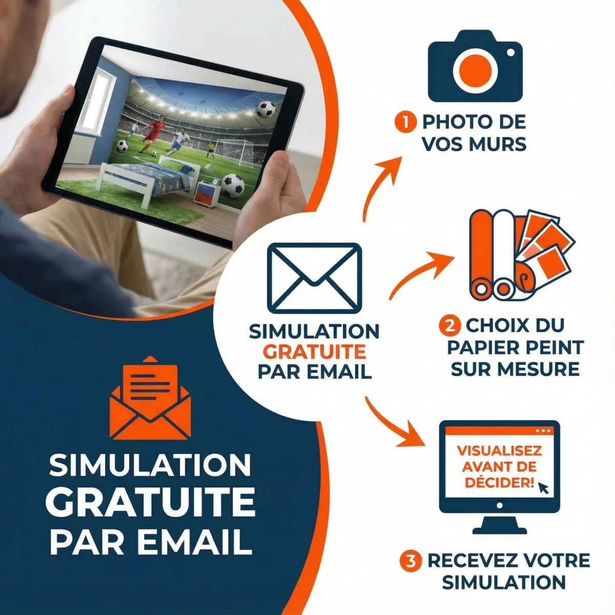 papier peint football Stade Malherbe Caen FC deco - Imagen 6