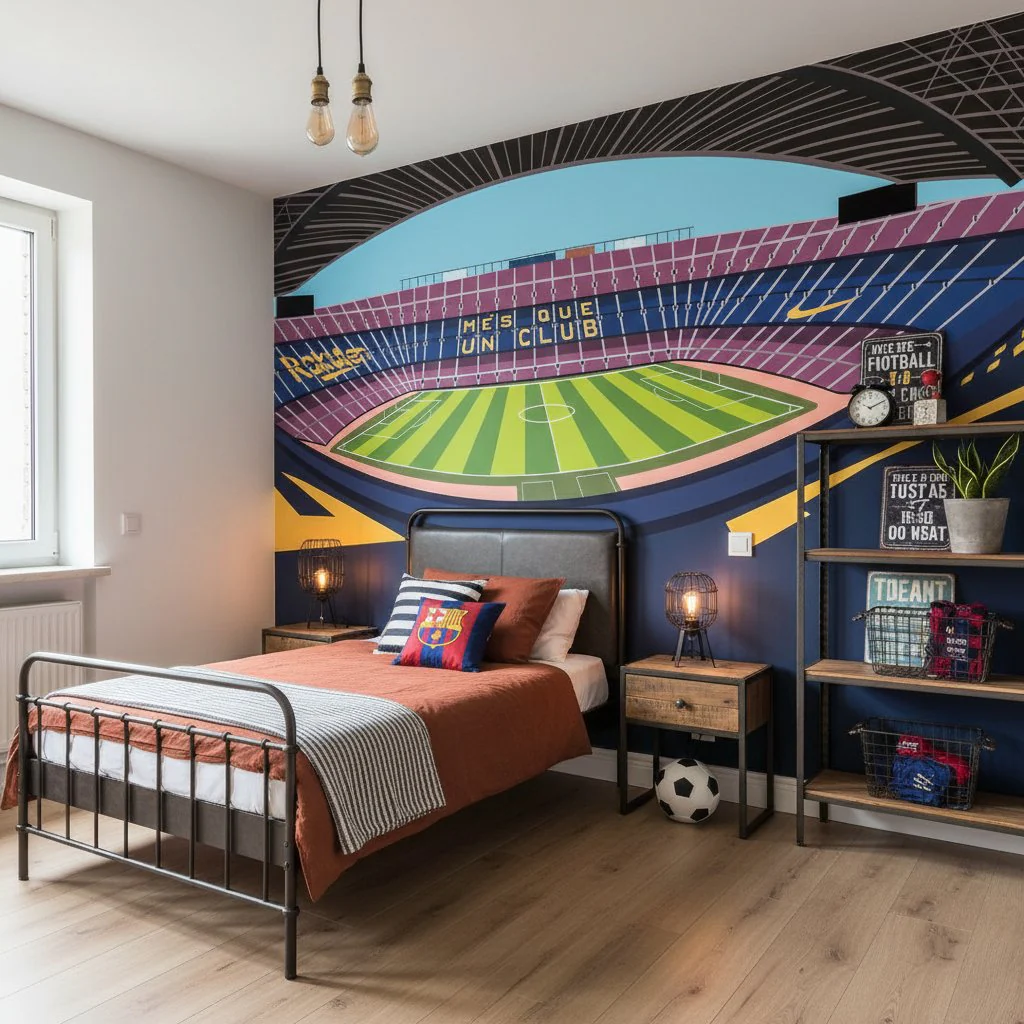 Papier Peint stade Camp Nou - FC Barcelona - Imagen 2