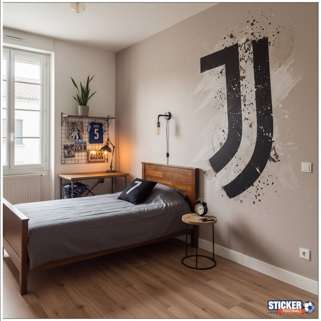 papier peint foot Juventus decoration - Imagen 5