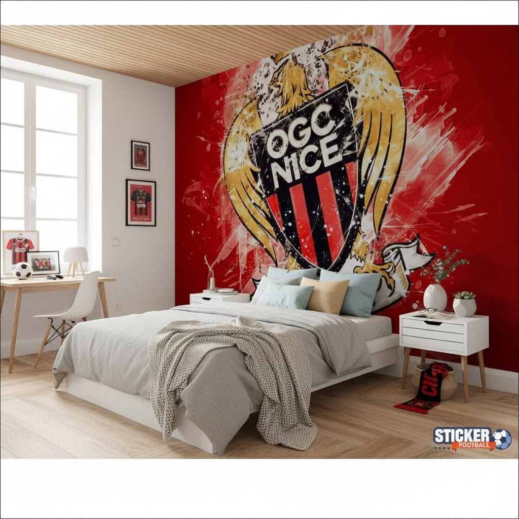 papier peint football OGC Nice