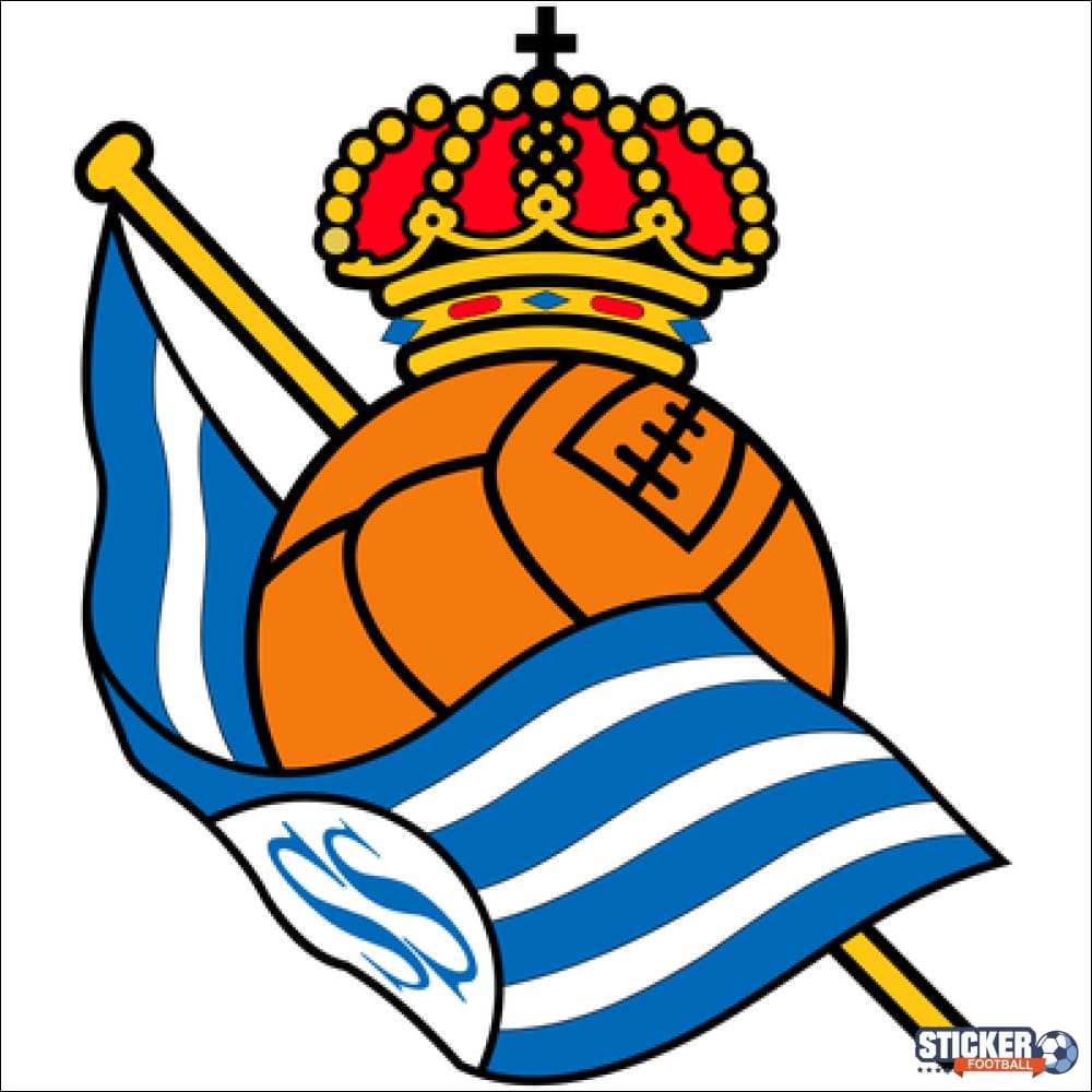 Logotipo de fútbol de la Real Sociedad Pegatina - Imagen 2